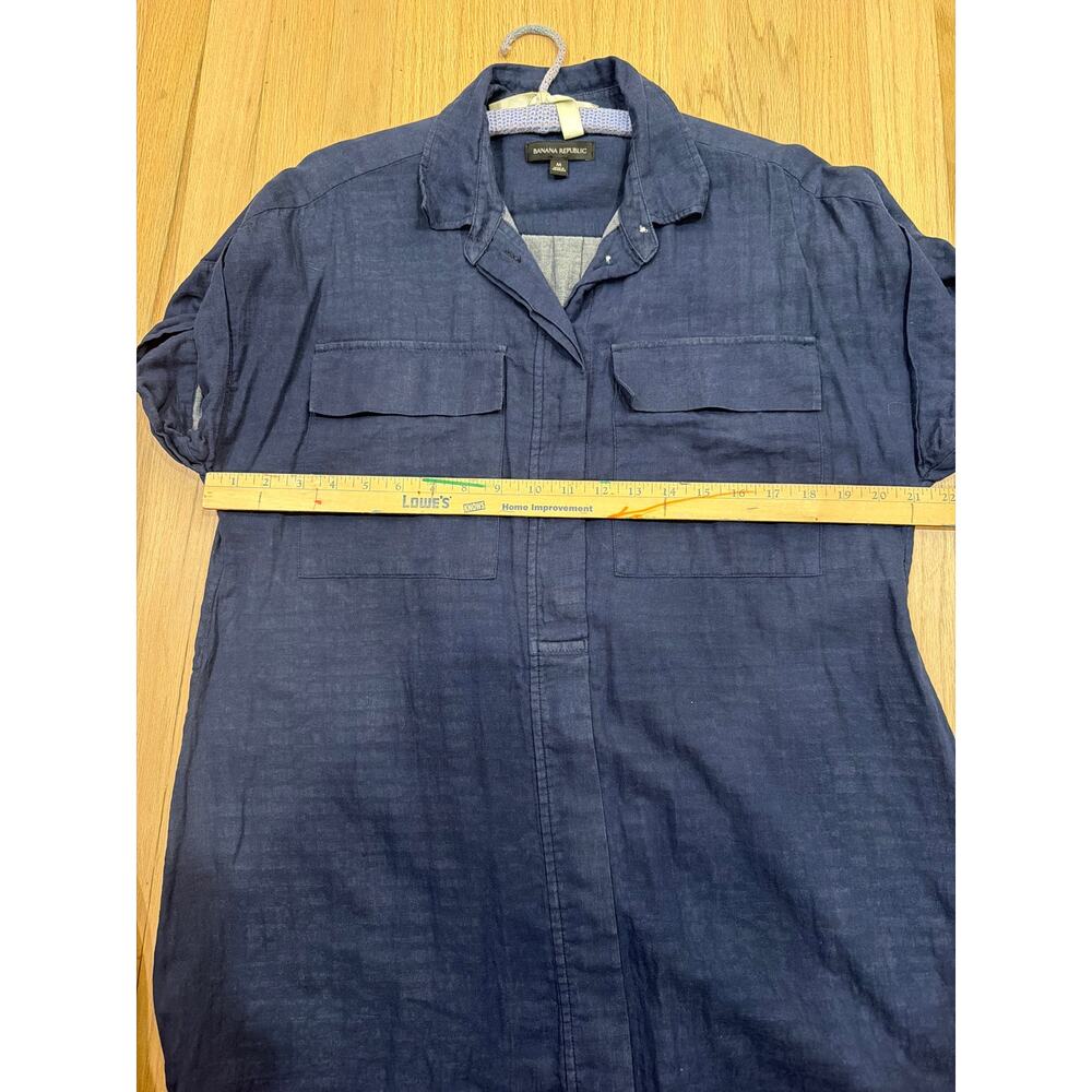 Banana Republic utility shirtdress | free shipping - Picture 6 of 7